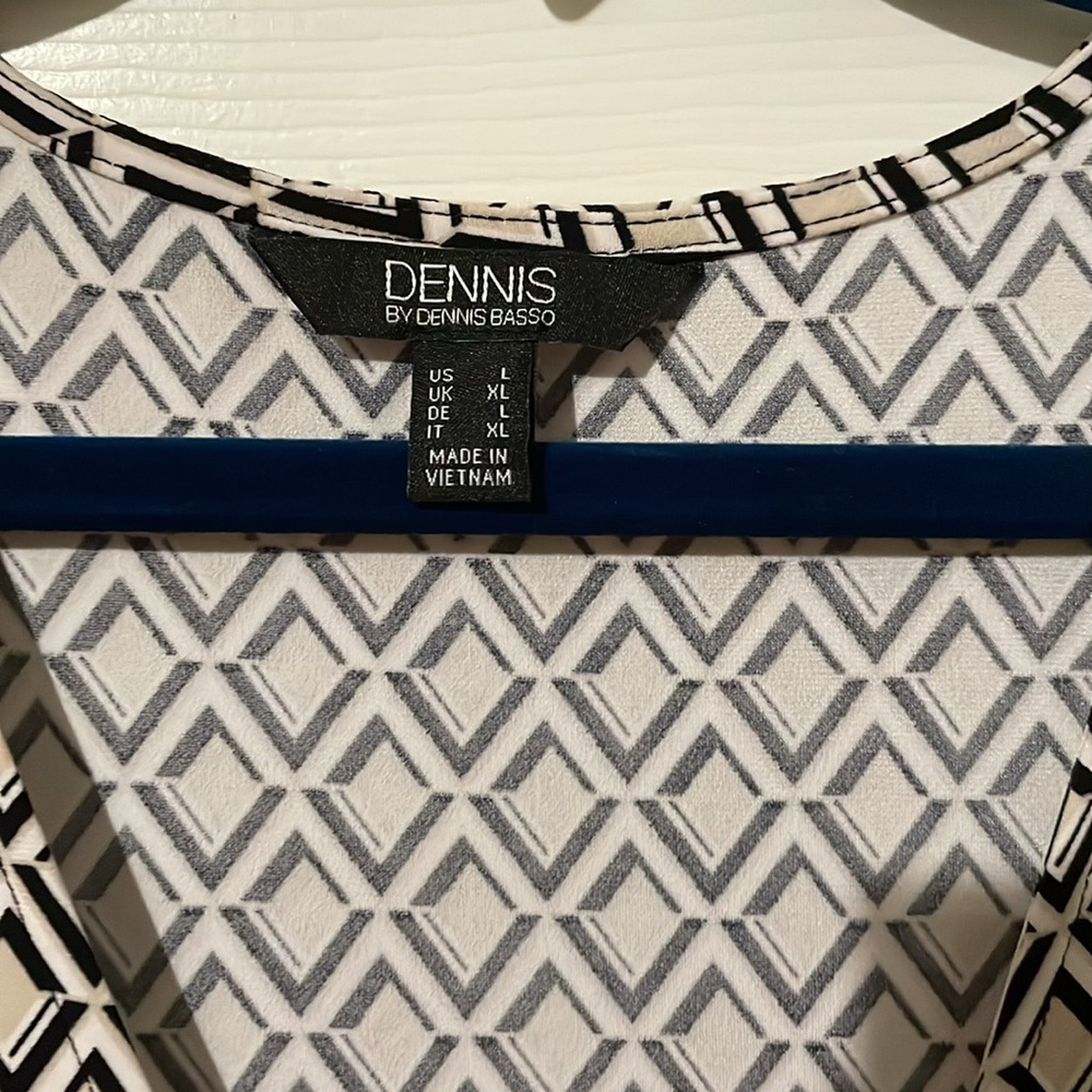 Dennis Basso Black and White Skirt Set - Picture 2 of 5